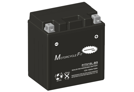 Aki Motor Motorcyclefit FITX10L-BS