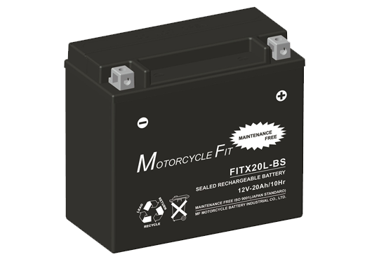 Aki Motor Motorcyclefit FITX20L-BS