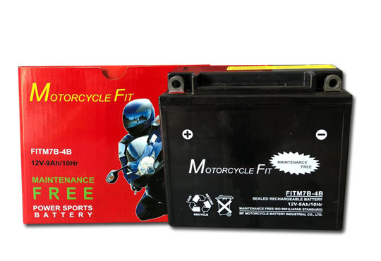 Motorcycle Fit Motorcycle Batteries FITM7B-4B