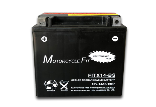 Motorcycle Fit Motorcycle Batteries FITX14-BS