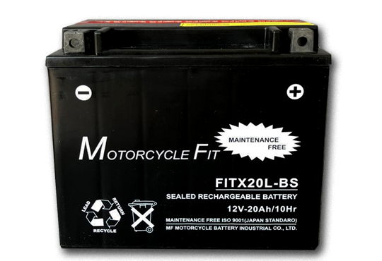 Motorcycle Fit Motorcycle Batteries FITX20L-BS