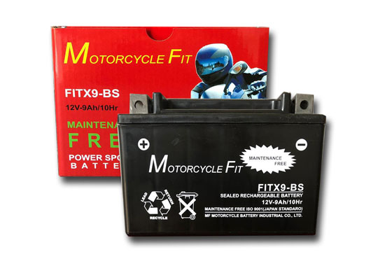Motorcycle Fit Motorcycle Batteries FITX9-BS