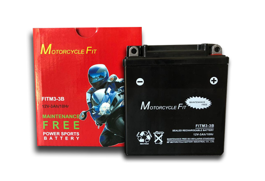Motorcycle Fit Motorcycle Batteries FITM3-3B